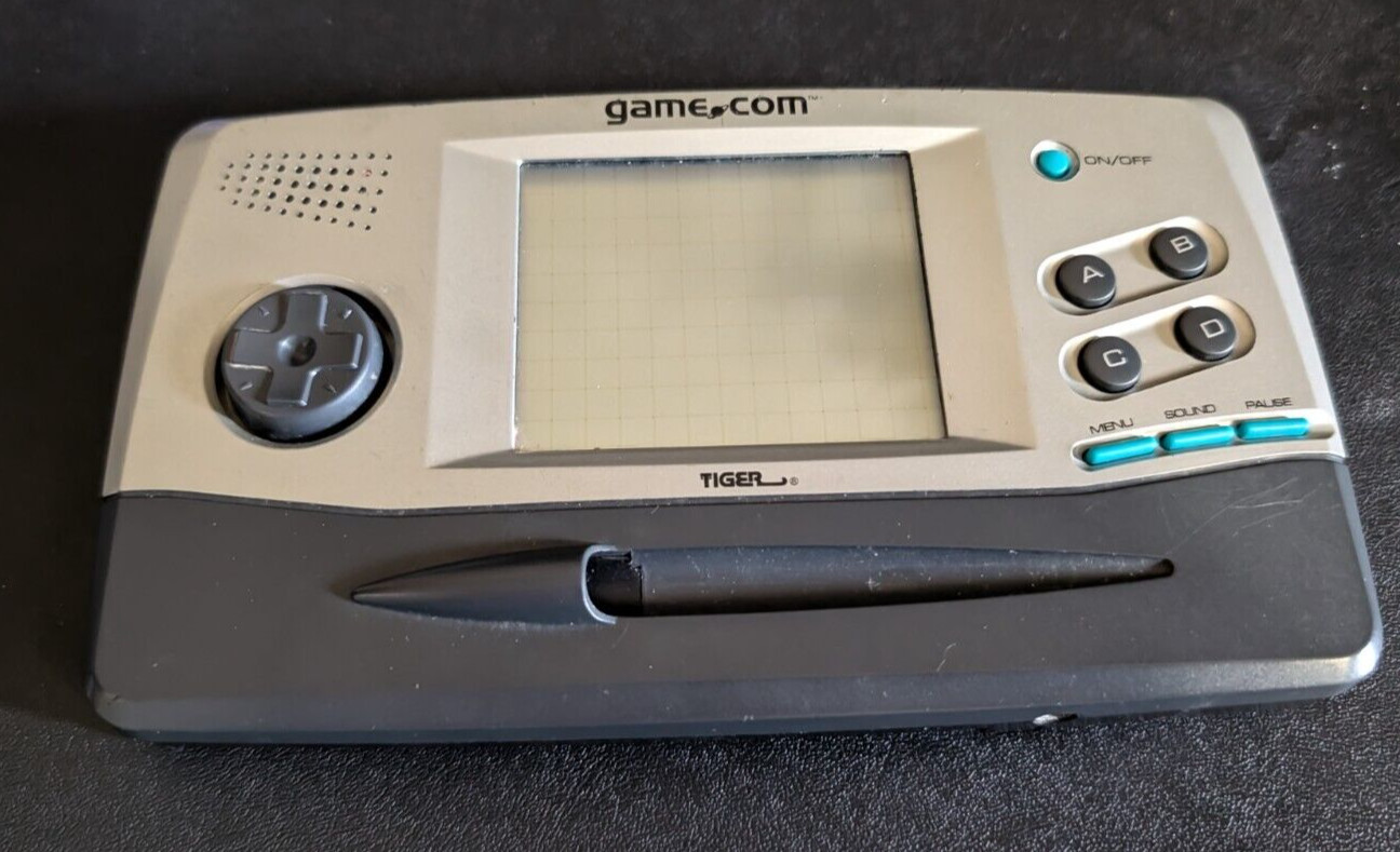 Tiger Game.com handheld system *missing stylus* boxed tested
