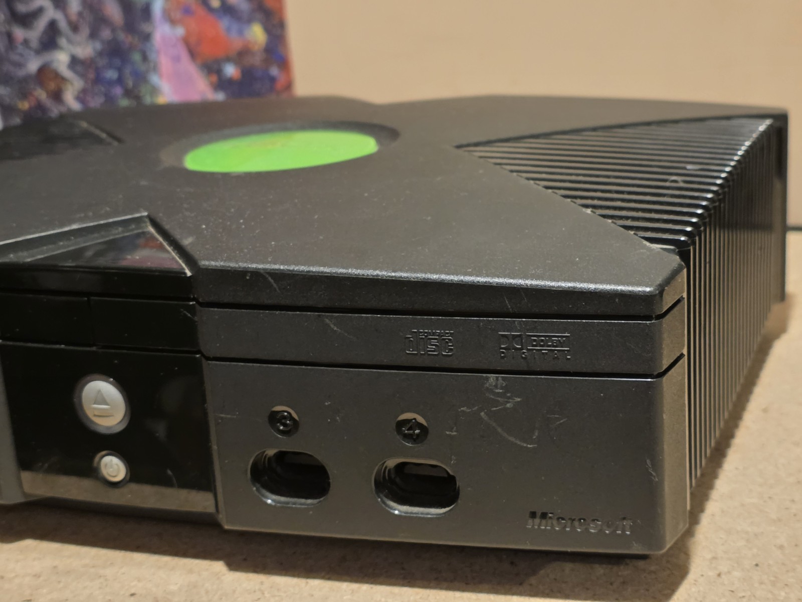 Original OG Microsoft Xbox Console w/ 2 Controllers AV Cable & HALO Never Opened
