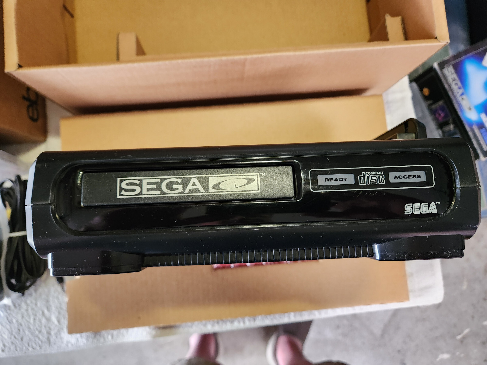 SEGA CD “Front Loading Model 1 Console” COMPLETE in Box! Very RARE! TESTED/XLNT!