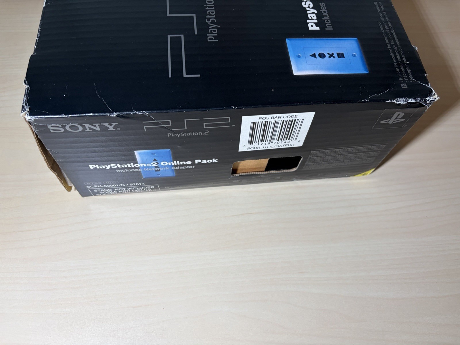 Sony PlayStation 2 PS2 Console SCPH-50001 Network Adapter Complete Near Mint