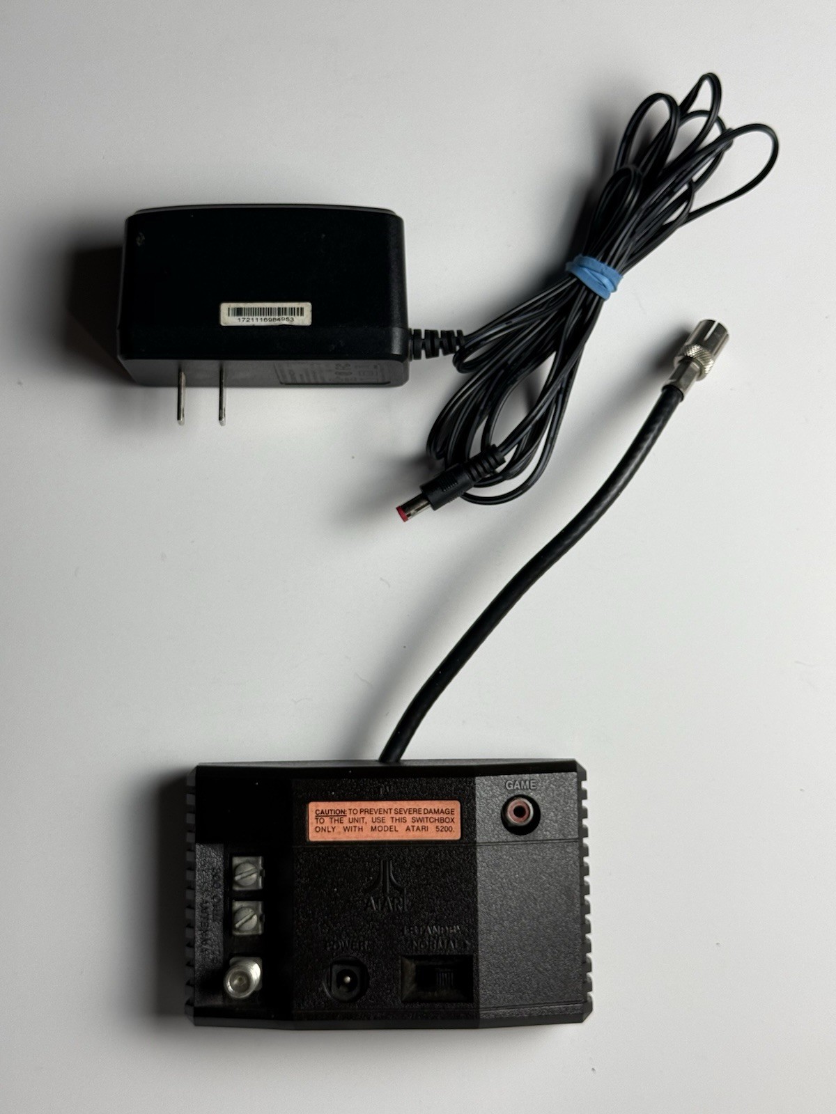 Atari 5200 Console Bundle Lot Tested With All Cables 2 Controllers And Game READ