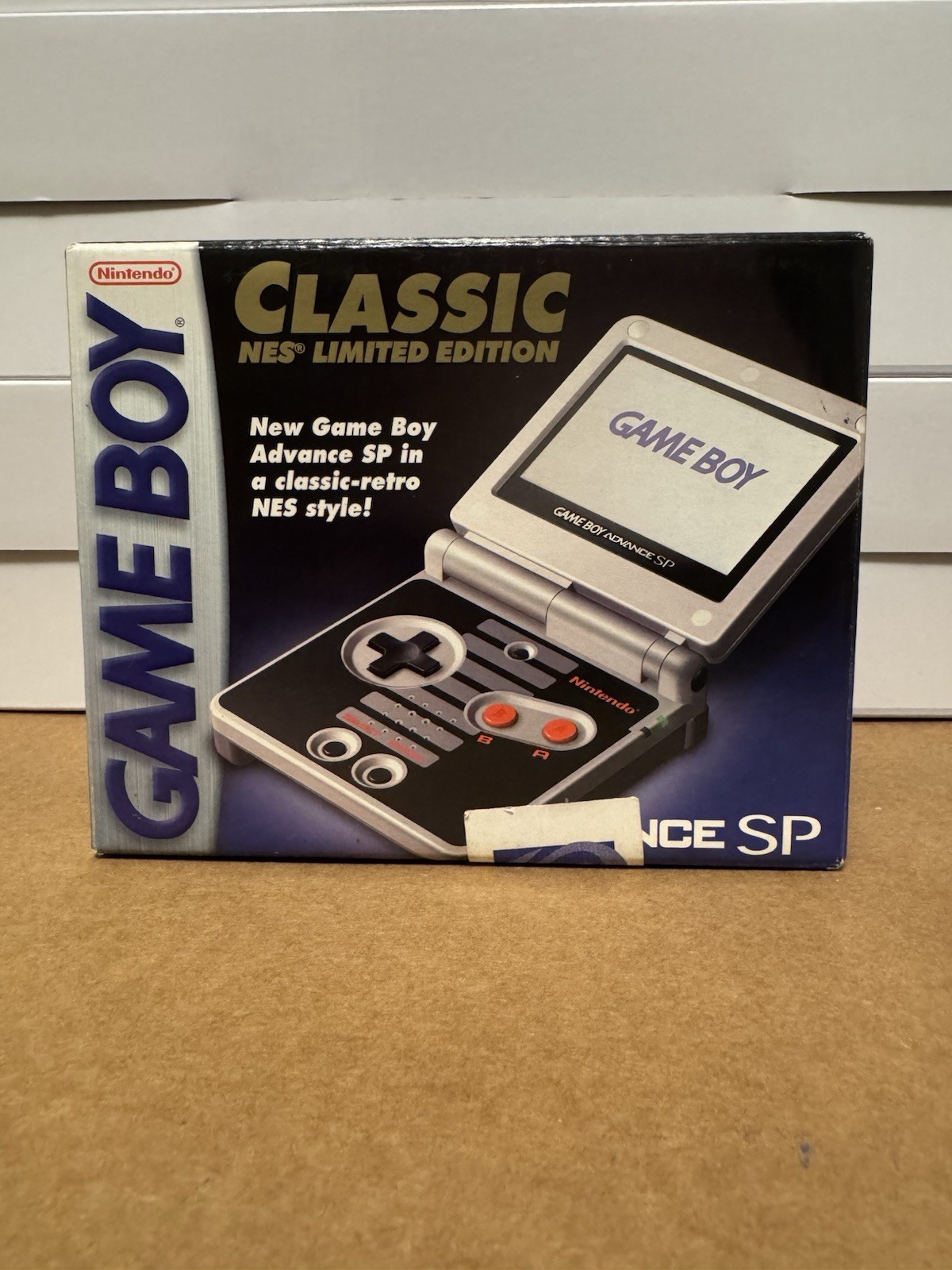 Nintendo Classic NES Limited Edition Game Boy Advance SP Handheld System Sealed