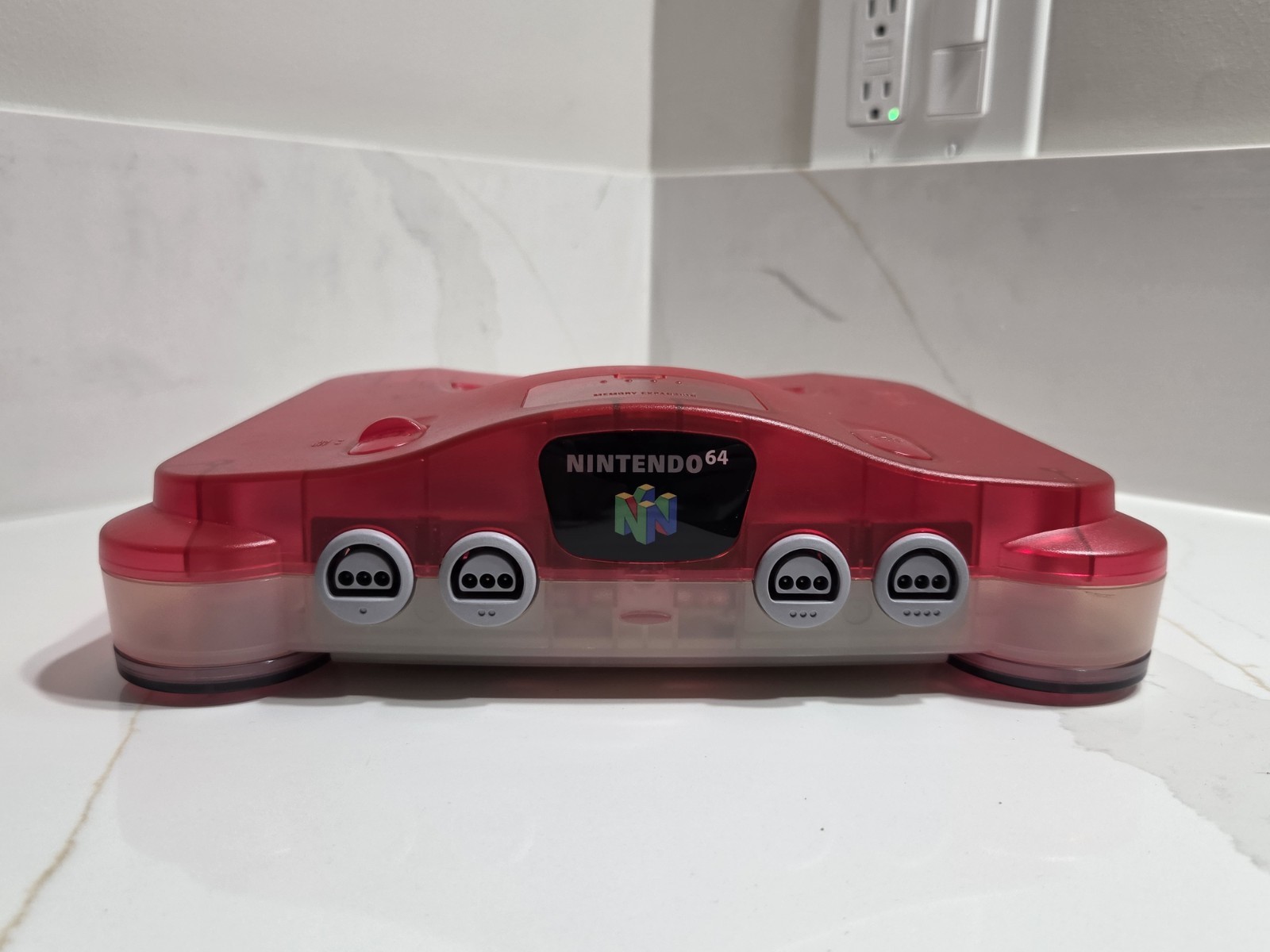REGION-FREE Nintendo 64 N64 Clear Red & White Console Set Japan JPN | US SELLER