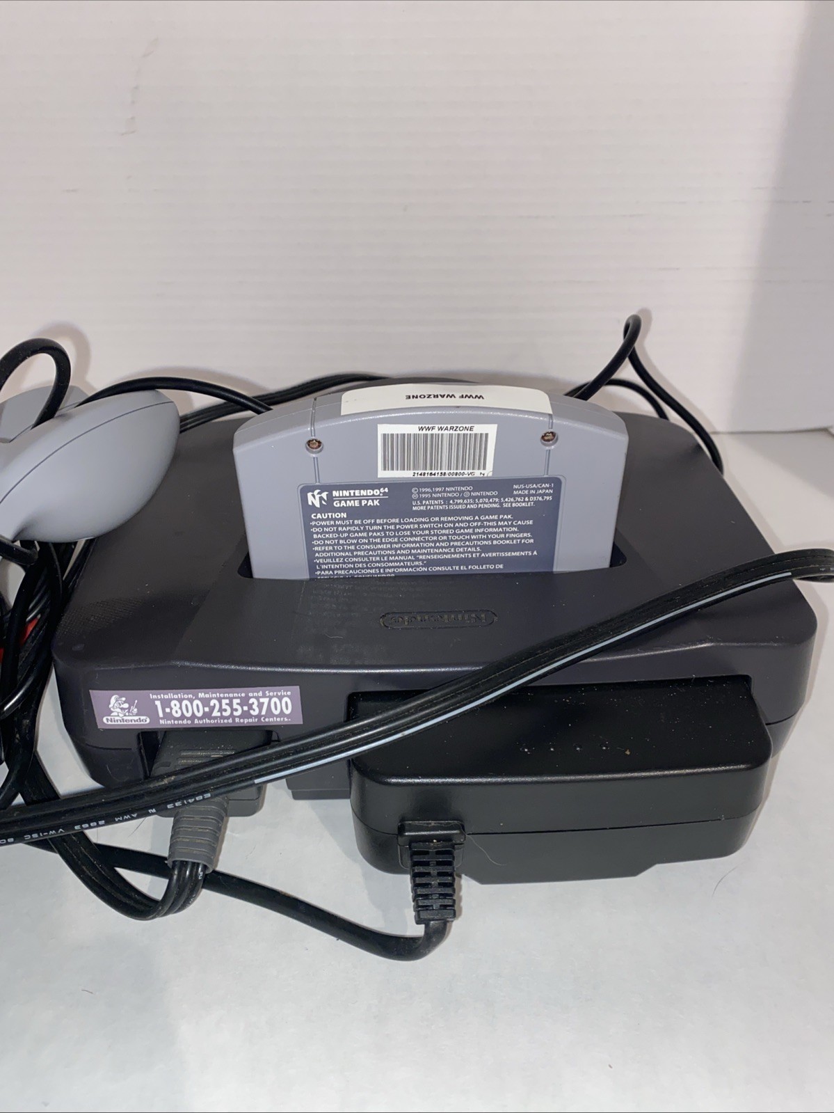 Nintendo 64 N64 Console System Controller Cables Game Bundle All Tested Cleaned