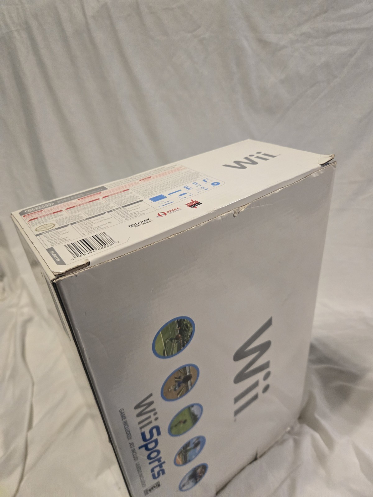 Nintendo Wii White Bundle Controllers Nunchucks Cords Sensor Bar USED READ WORKS