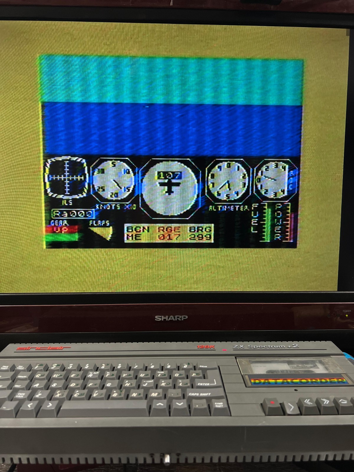 SINCLAIR ZX SPECTRUM +2 128K COMPUTER GAME VINTAGE Arabic & English