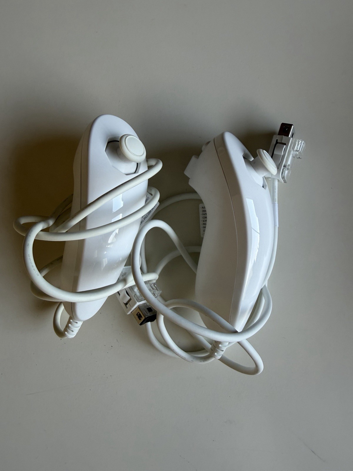 Nintendo Wii White Console with Original Box, Cables, Wiimote, & Two Nunchucks