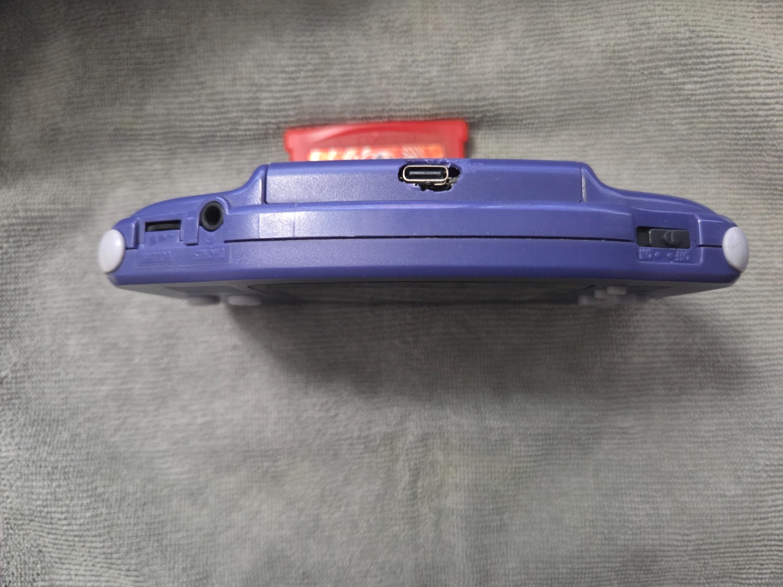 Game Boy Advance Gameboy IPS Backlit, TV Output, USB Charging w/ Carrying Case
