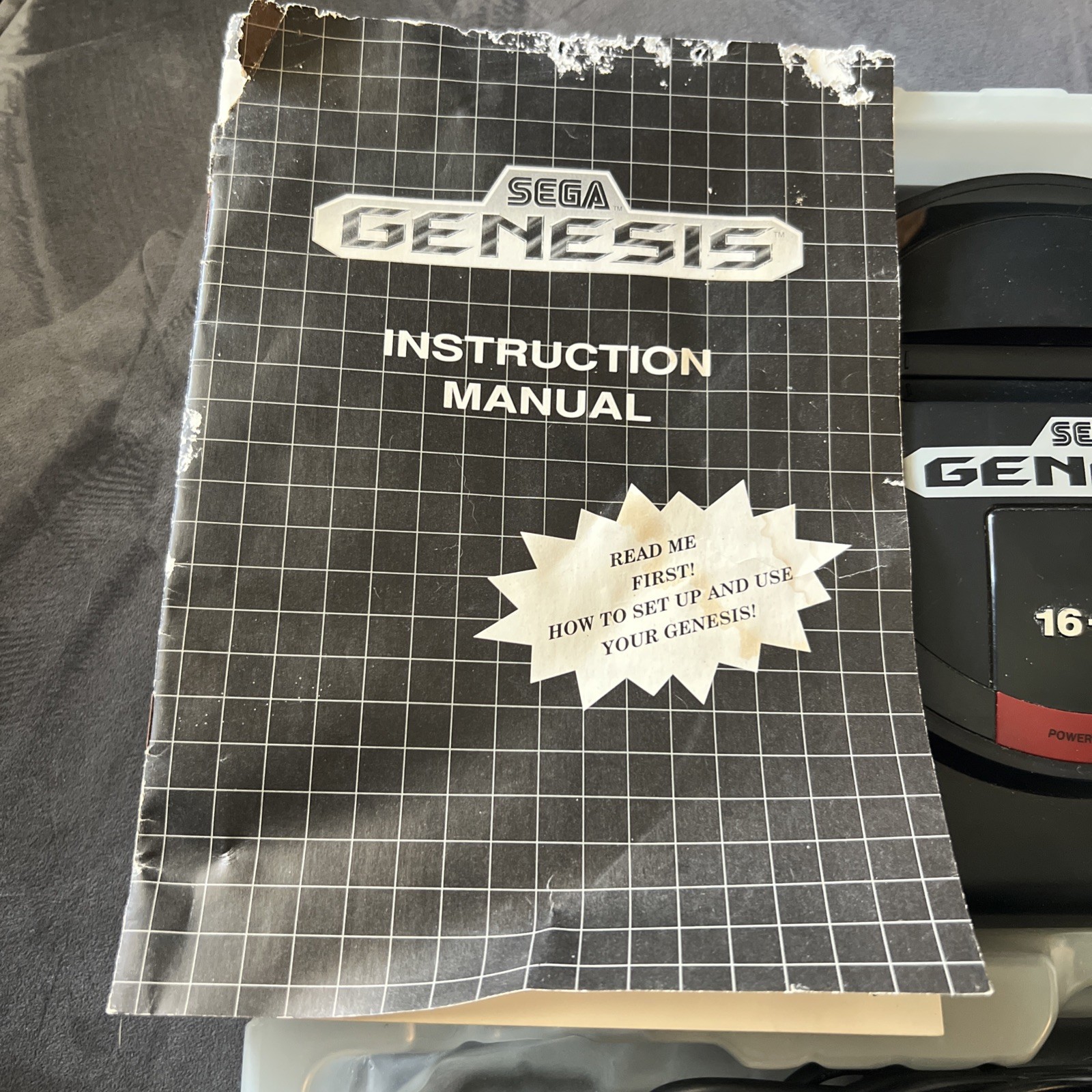 Sega Genesis Model 1 Console The Core System everything besides AC adapter READ