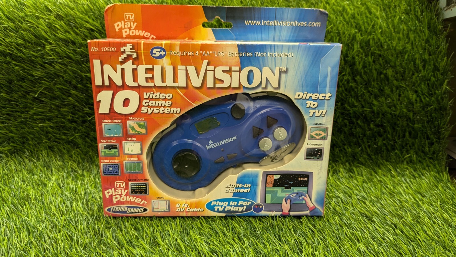 New Intellivision 10 Video Game System TV Plug & Play Techno Source Sealed READ!