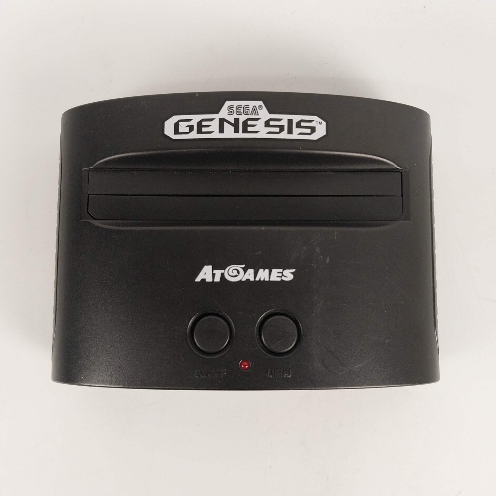 AT Games Sega Genesis Video Game Console Black FB8200R-80 Missing Controller