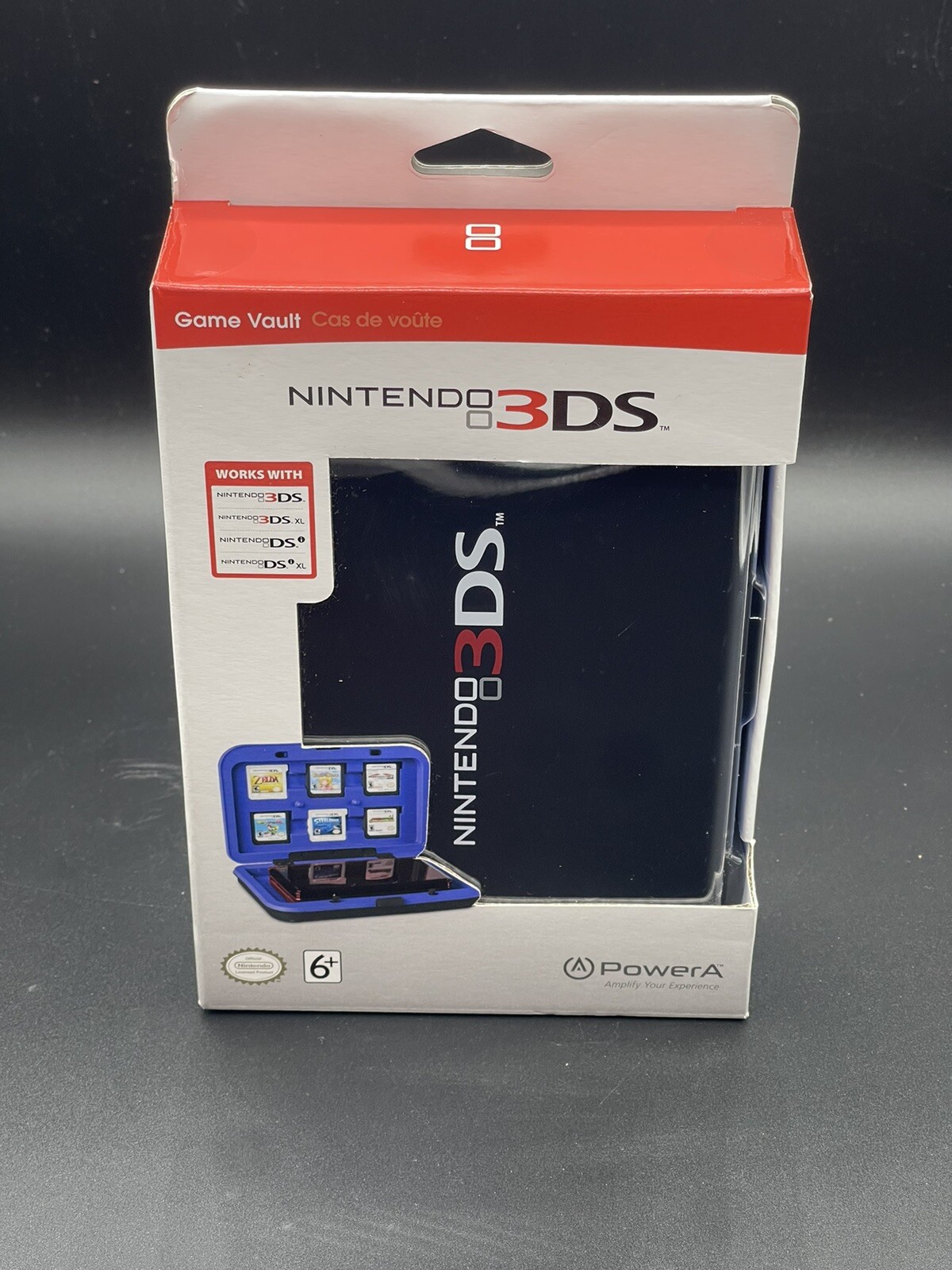 NEW Nintendo PowerA 3DS 3DSXL DS DSXL Game Vault Hard Case 3DS XL
