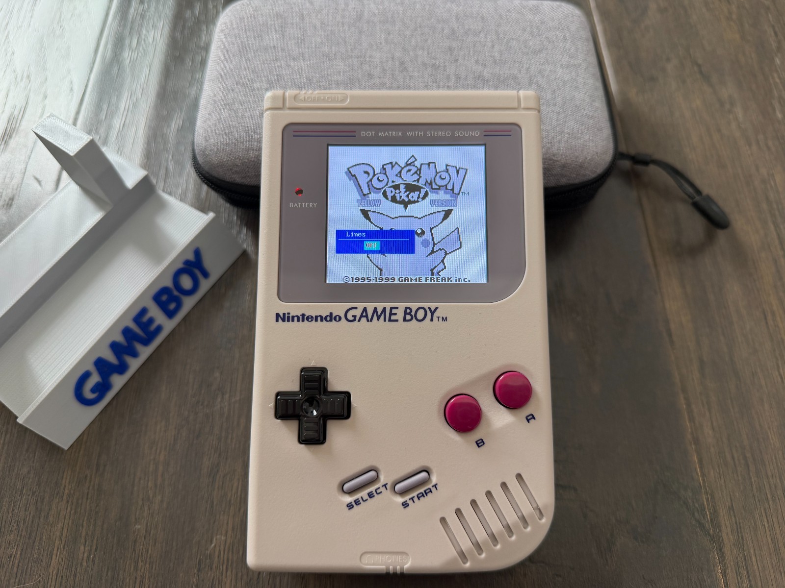 Nintendo Original Gameboy DMG Backlight IPS Screen and Glass Lens – Pearl White