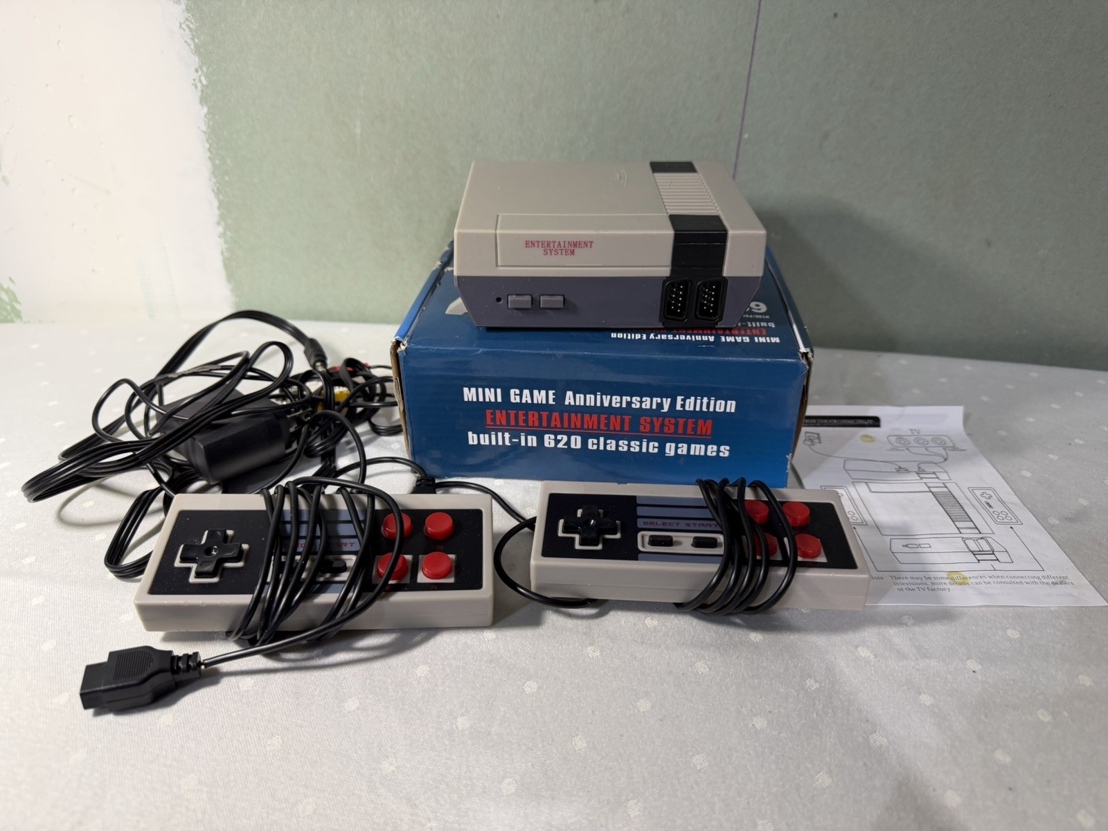 Mini Game Anniversary Edition Console w/ 2 Controllers & 620 Games