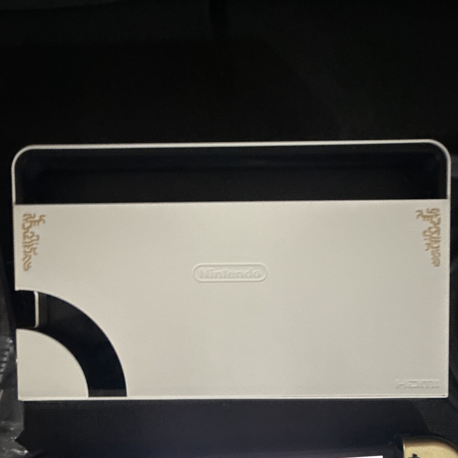 Nintendo Switch OLED Zelda Edition Console w/ Dock, Gold Joy-Cons, 128GB microSD