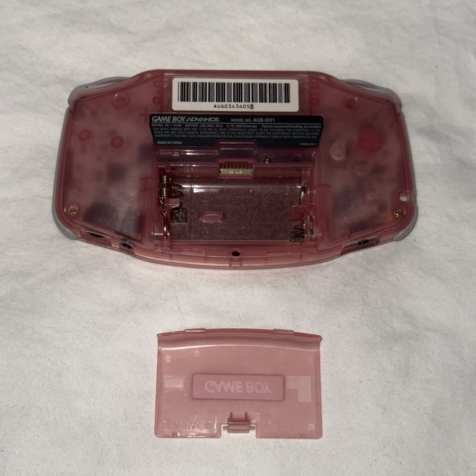 Nintendo Game Boy Advance Handheld System – Fuchsia Pink- Tested Works/ Read Des