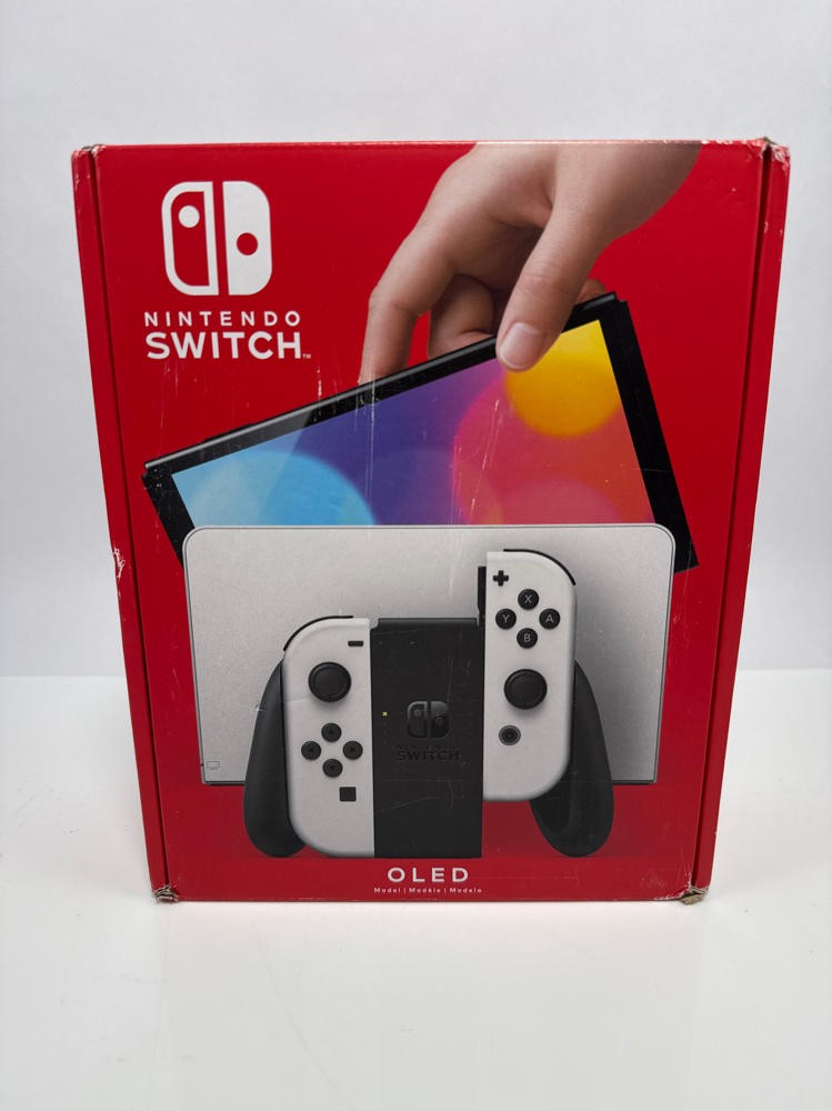Nintendo Switch OLED Model Console White Joy-Con Enhanced Display Gaming System