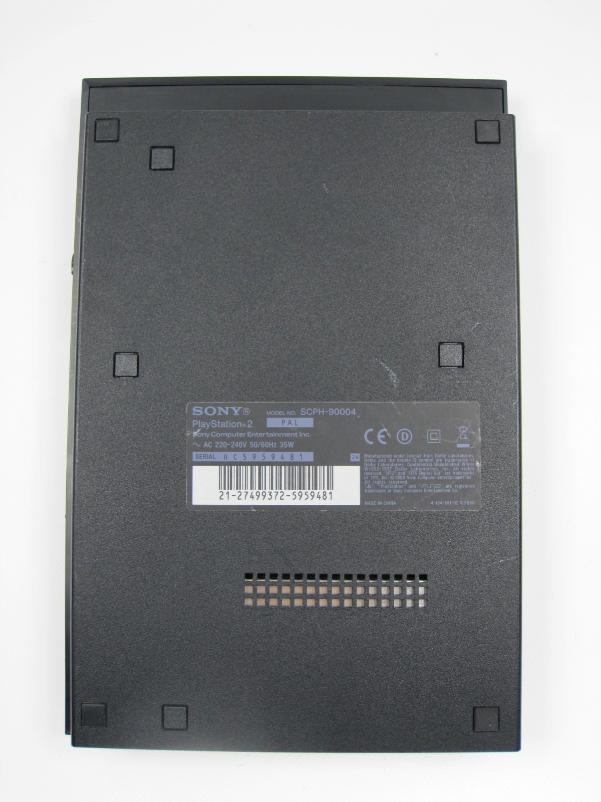 Sony PlayStation 2 Slim Console SCPH-90004 Black PAL +Cable+ Moded Chip