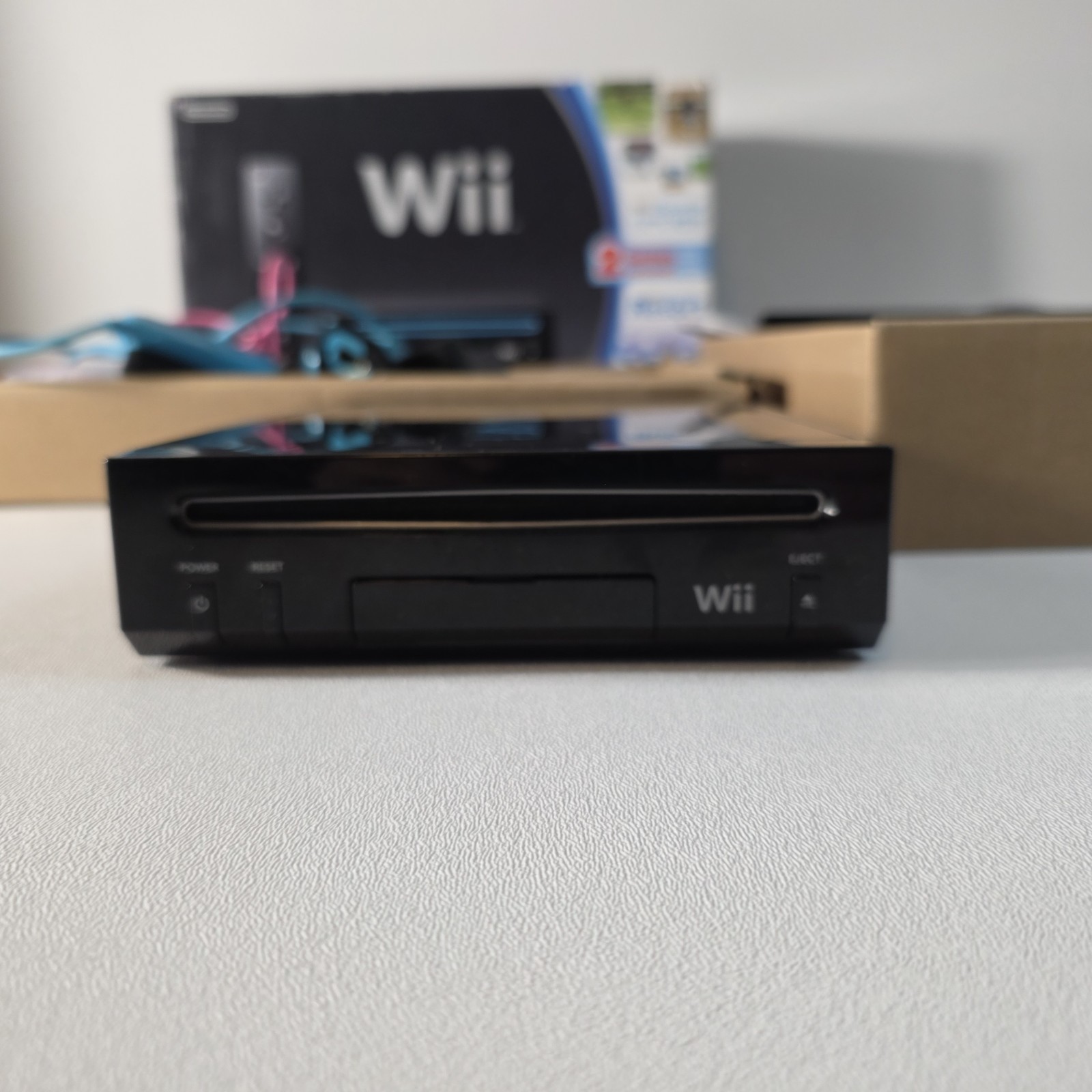 Nintendo Wii Console Bundle 3 Nunchuck, 3 Controller, RVL-101 – Black with Box