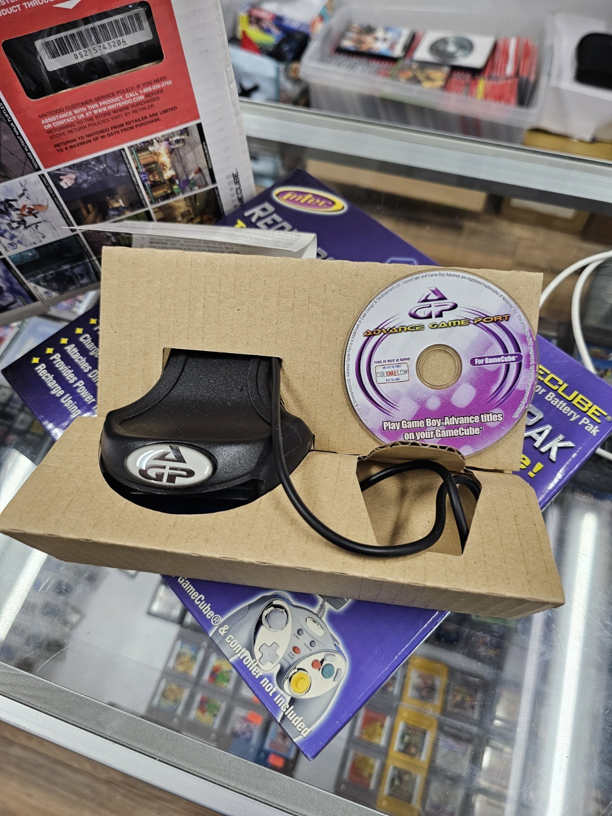 Brand New Nintendo GameCube Console – Black CIB Complete In Box Sealed Extras