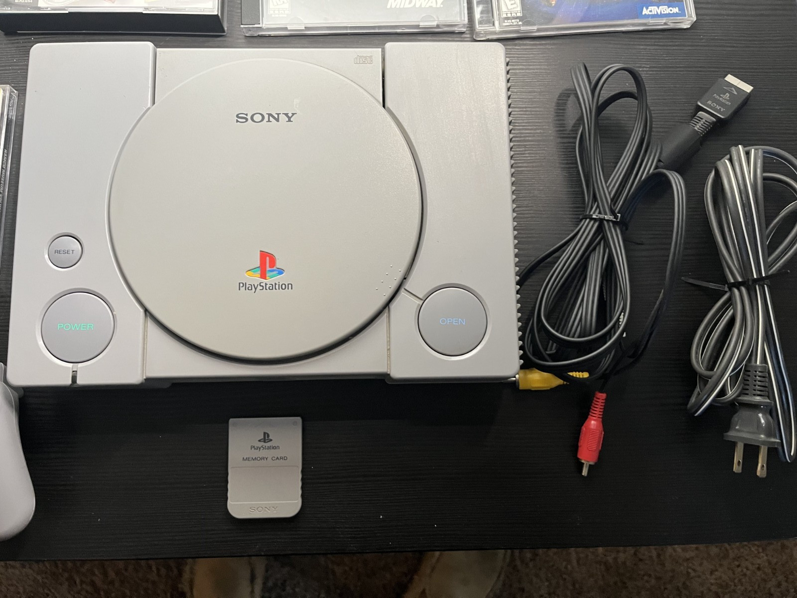 Sony PlayStation 1 PS1 SCPH-7501 Console OEM Bundle FULLY TESTED AND WORKING
