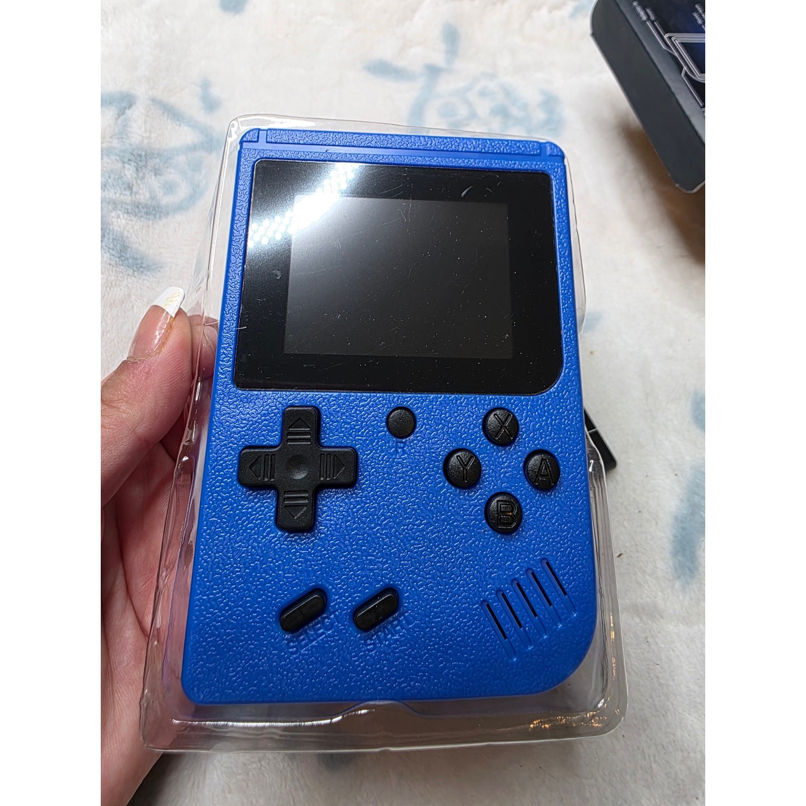 Plus Retro Handheld Game Console 3.0 Inch LCD Blue Digital Game System 400 in 1