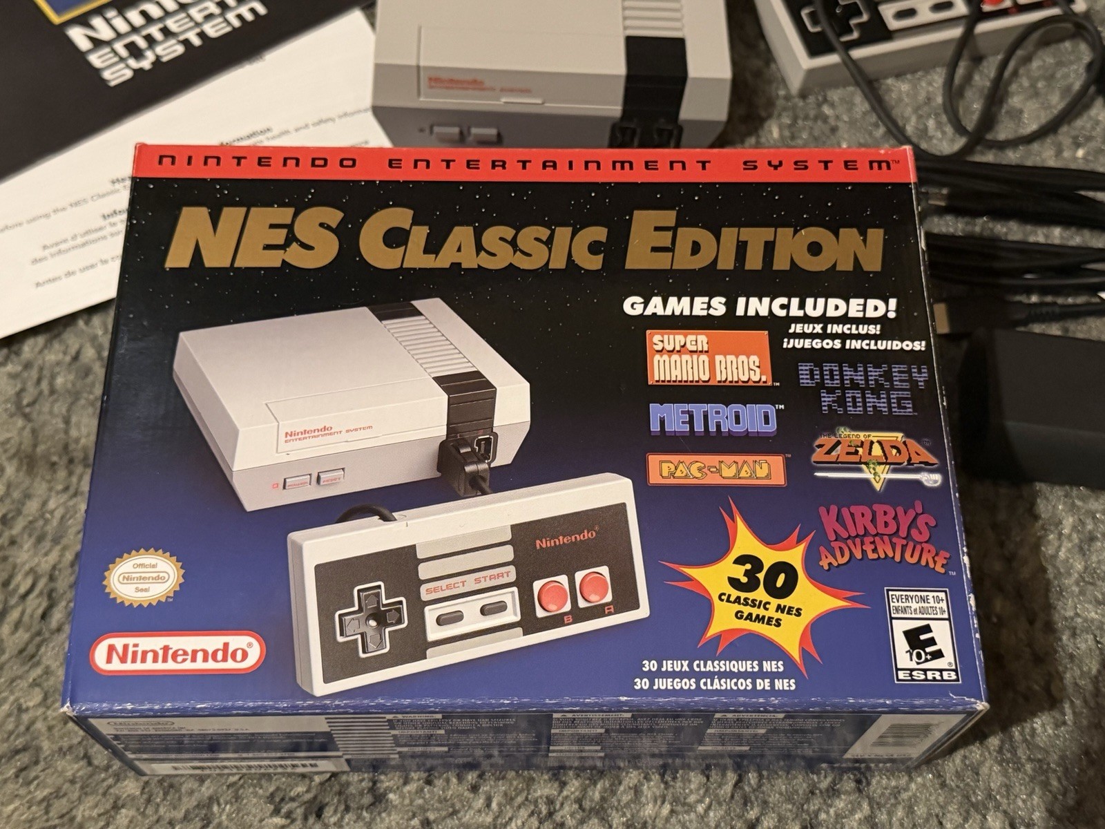 Genuine Nintendo NES Classic 2016 First Edition Mini Game Console Collectible