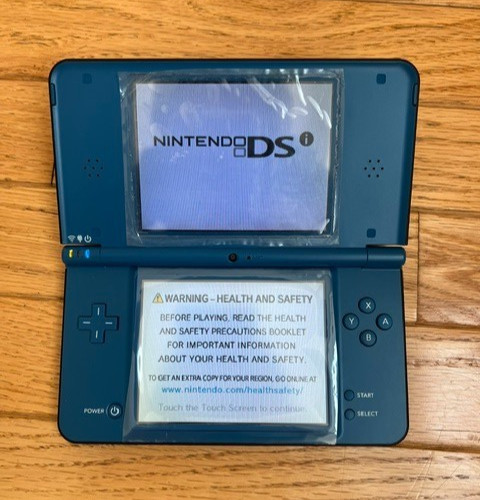 Nintendo DSi XL Console – Midnight Blue – Custom New Shell – With Charger
