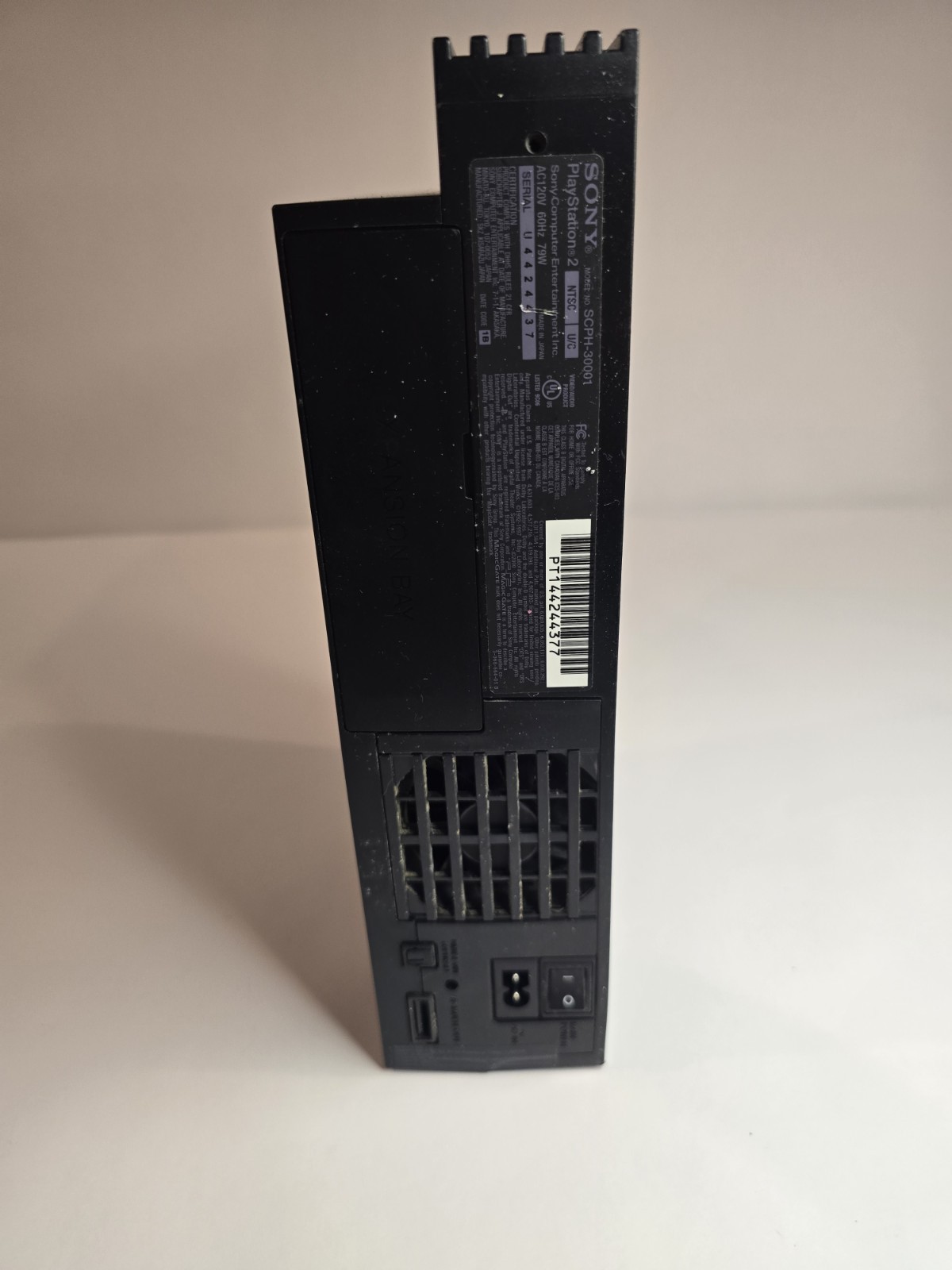 Sony PlayStation 2 SCPH30001 Blck Console AV Multi Out USBExpansion Bay NO CORD