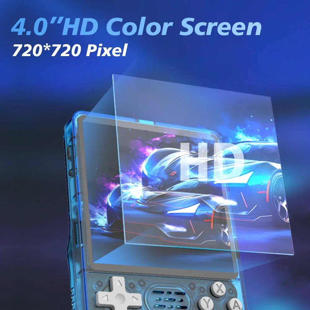 R36 plus Retro Handheld Game Console Linux 64-Bit System 4″ IPS Screen RK3326 Po