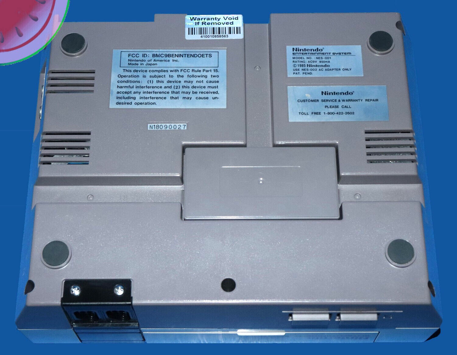 Restored Fully WORKING NES Console with Super Mario Bros 1 2 3 Tested NINTENDO