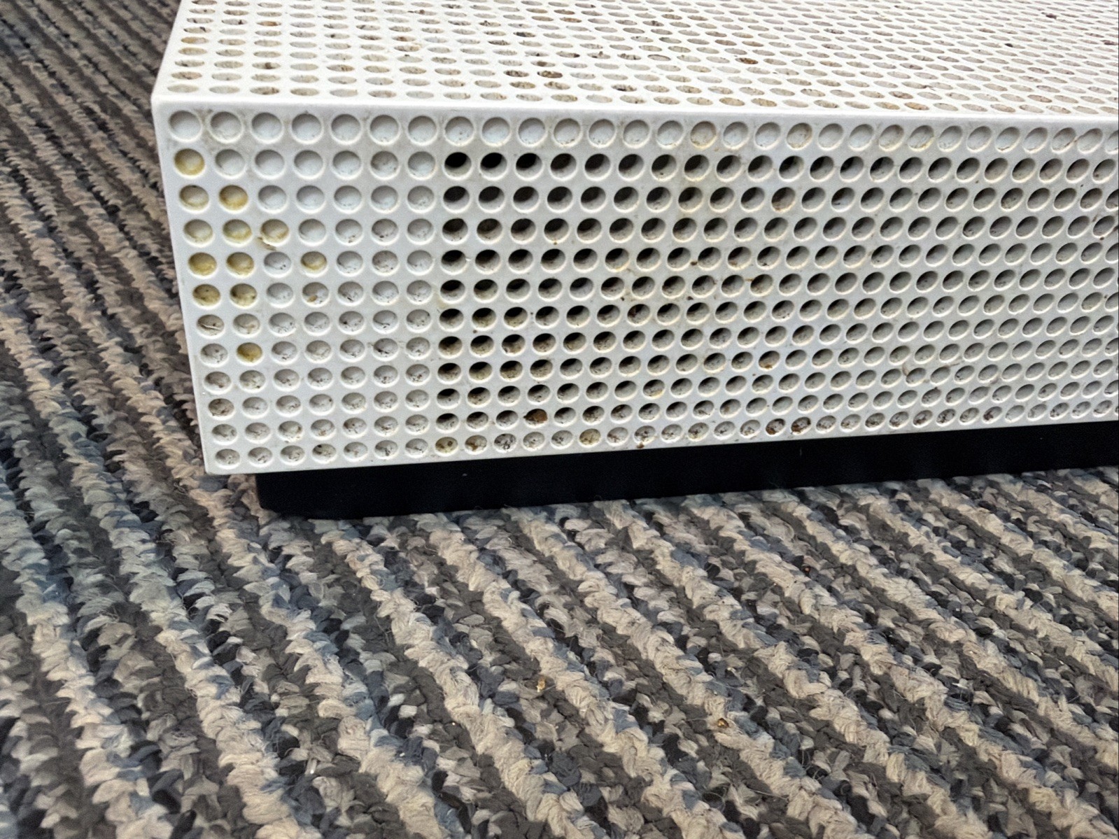 Microsoft Xbox One S 1681 White System Console Only For Parts or Repair