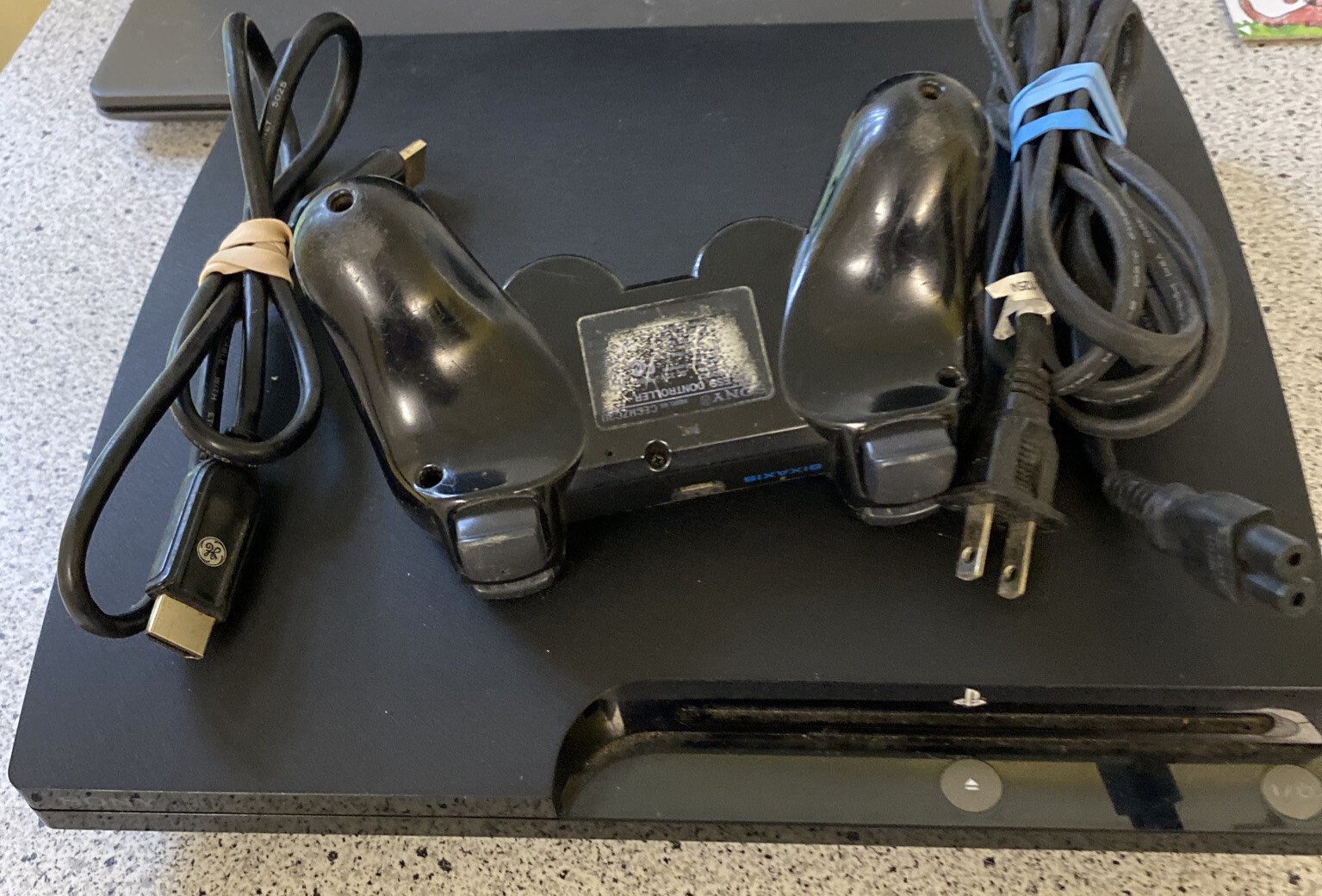 Playstation 3 PS3 Console AC Cord Controller HDMI Cable CECH-2001A Parts Only