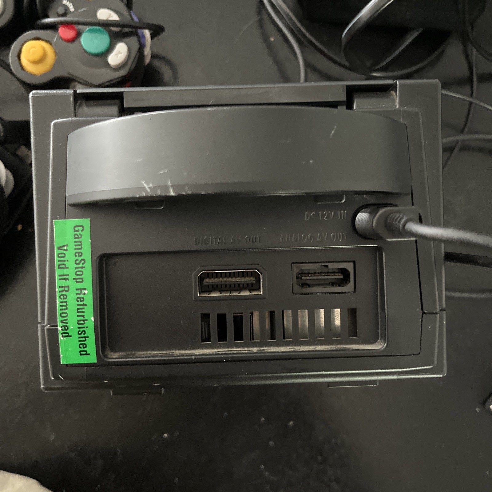 Nintendo GameCube Black Console Bundle 3 Controllers