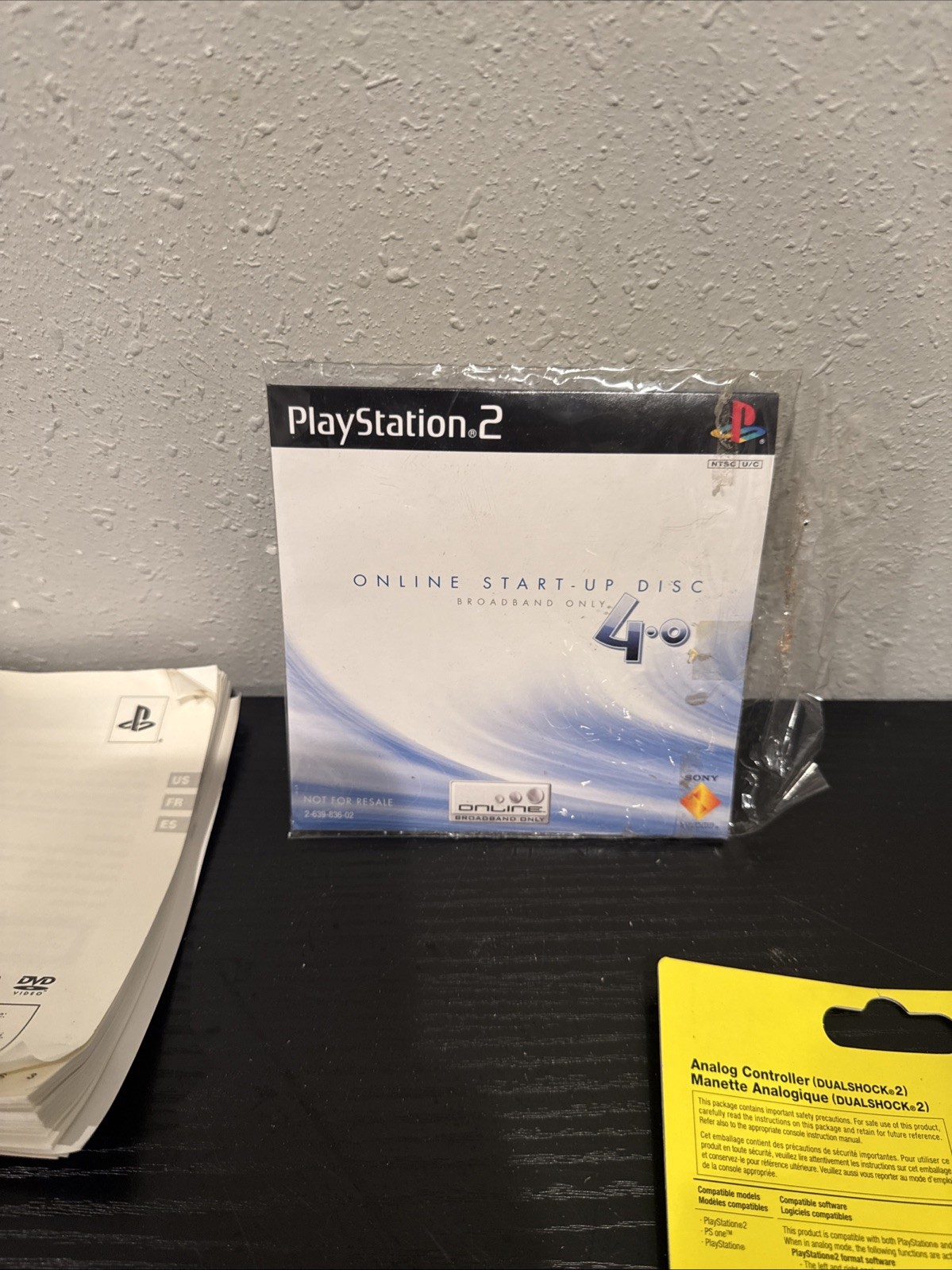 SONY Playstation2 PS2 Console With Box – Guitar Hero Bundle – Guitar+games