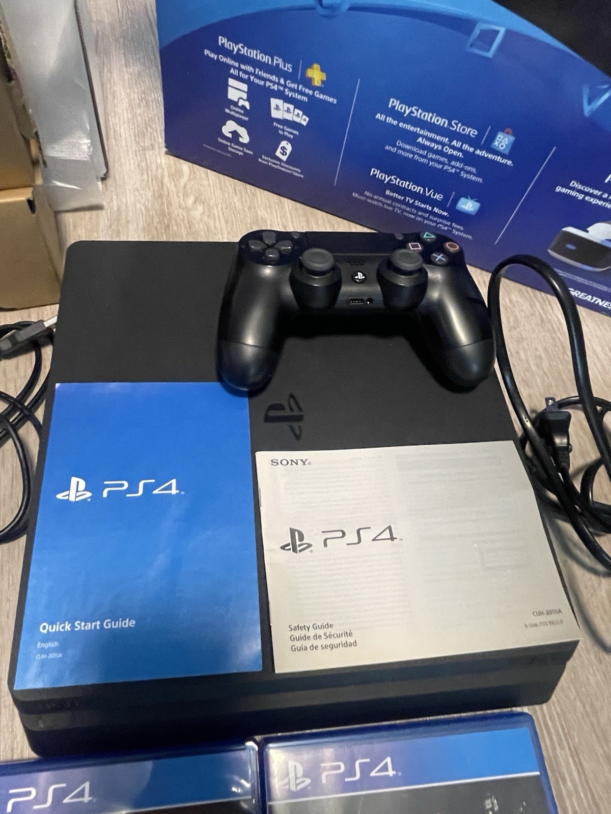 **(CIB)** Sony PlayStation 4 UNCHARTED 4 edition 500GB! *TESTED AND WORKING*