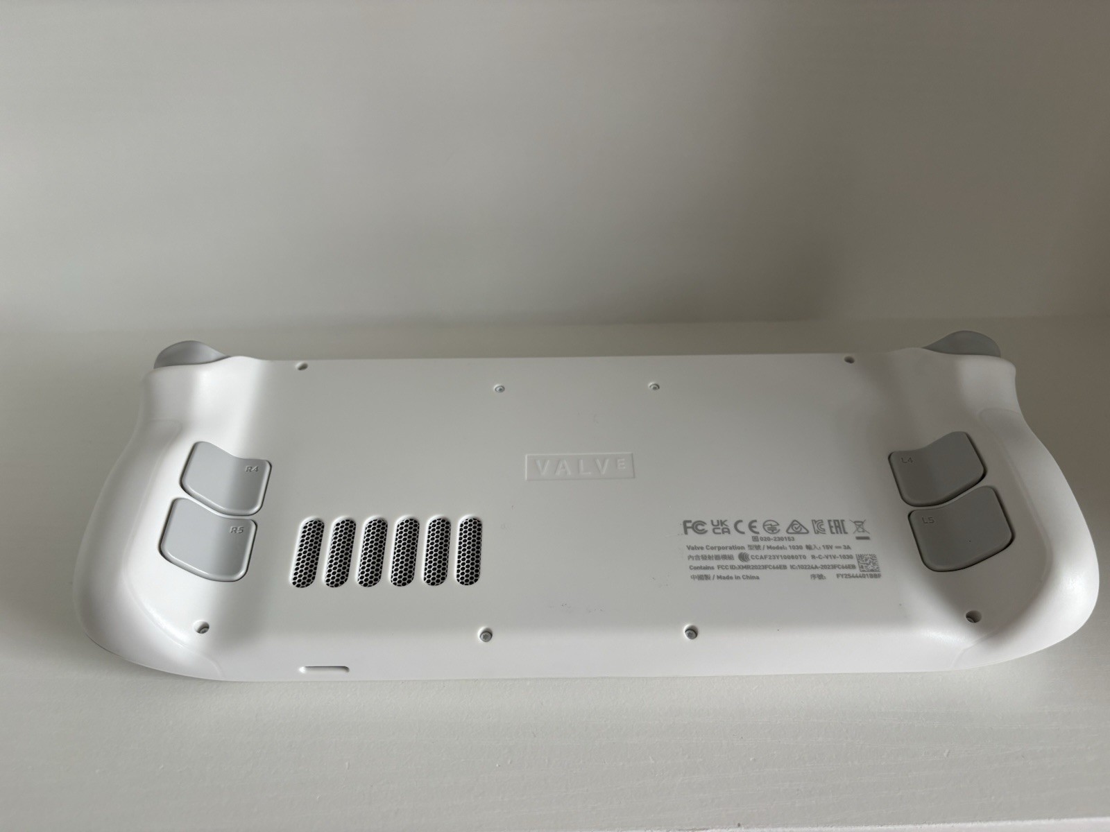 Valve Steam Deck OLED Limited Ed. White 1TB Handheld Console w/Case- Excellent