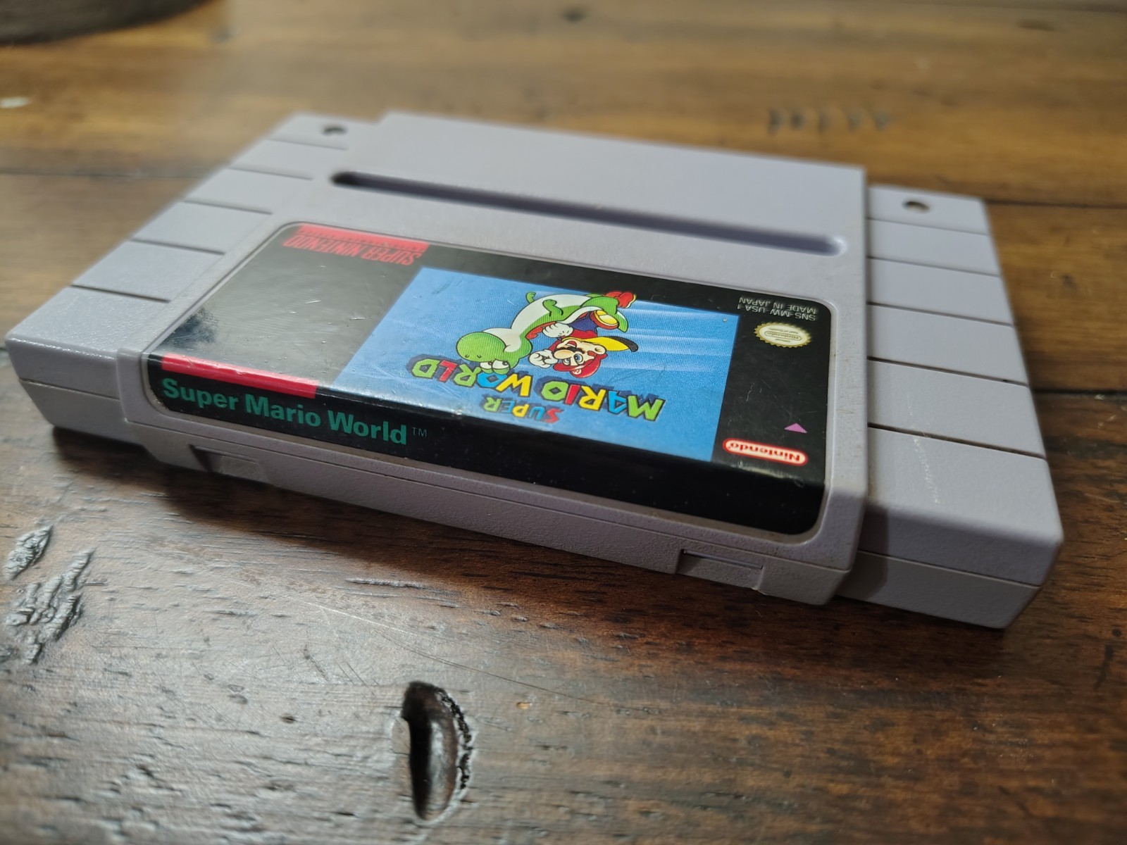 Nintendo SNES Console With Super Mario World