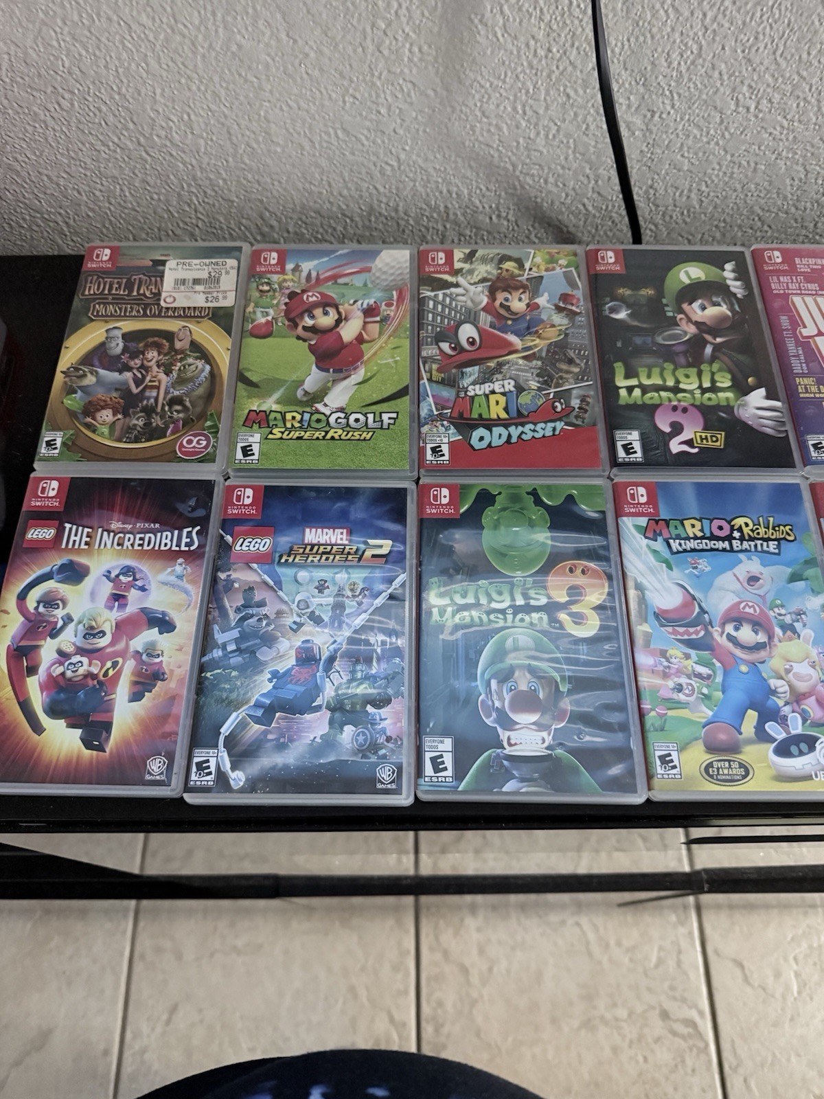Nintendo Switch Super Bundle Console and Games