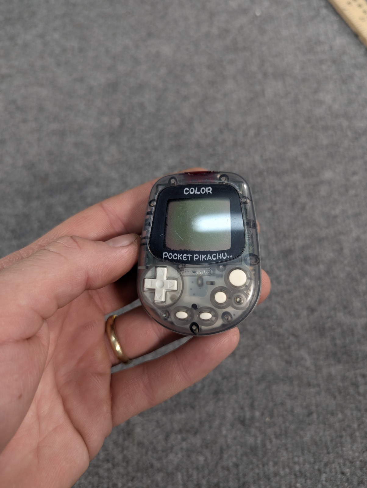 Nintendo Pokemon Pocket Pikachu Color Clear Virtual Pet MPG-002 US SELLER!