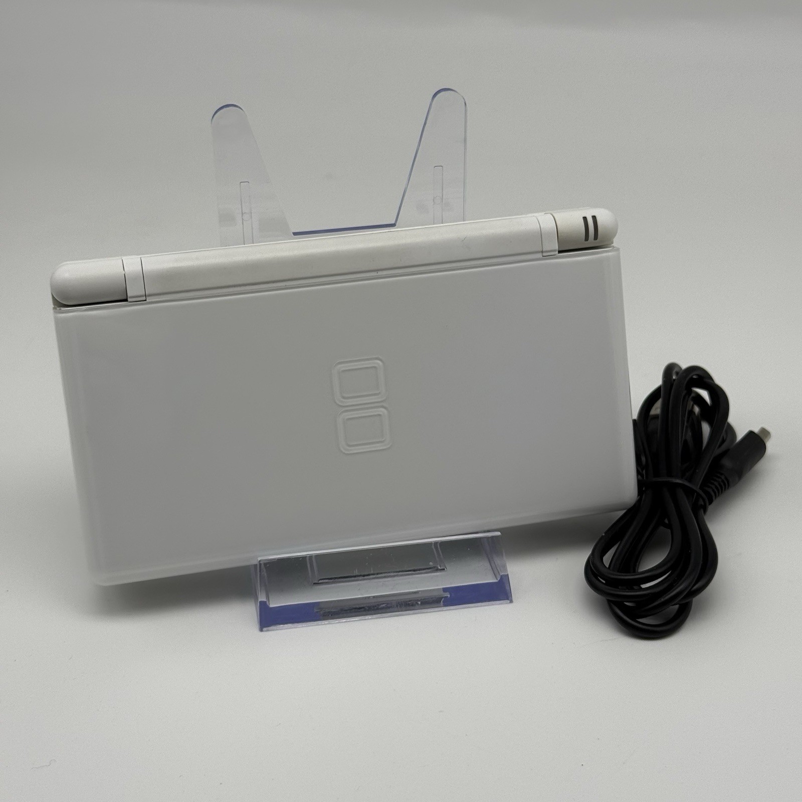 Nintendo DS Lite Console Ice Polar White w/Charger – Tested