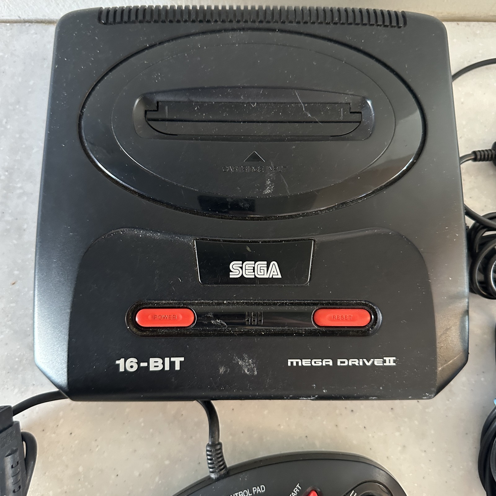 Sega Mega Drive II Console System w/ Controller & AC Adapter PAL Vintage Retro