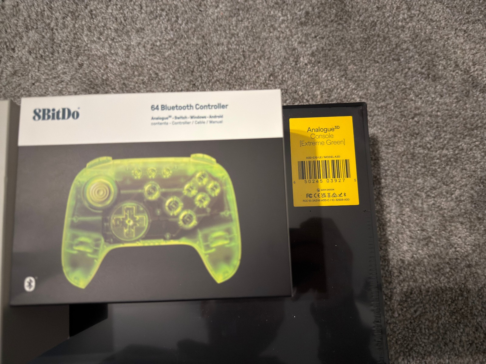 Analogue 3D Prototype Limited Edition Console Extreme Green N64 & 2 Controllers