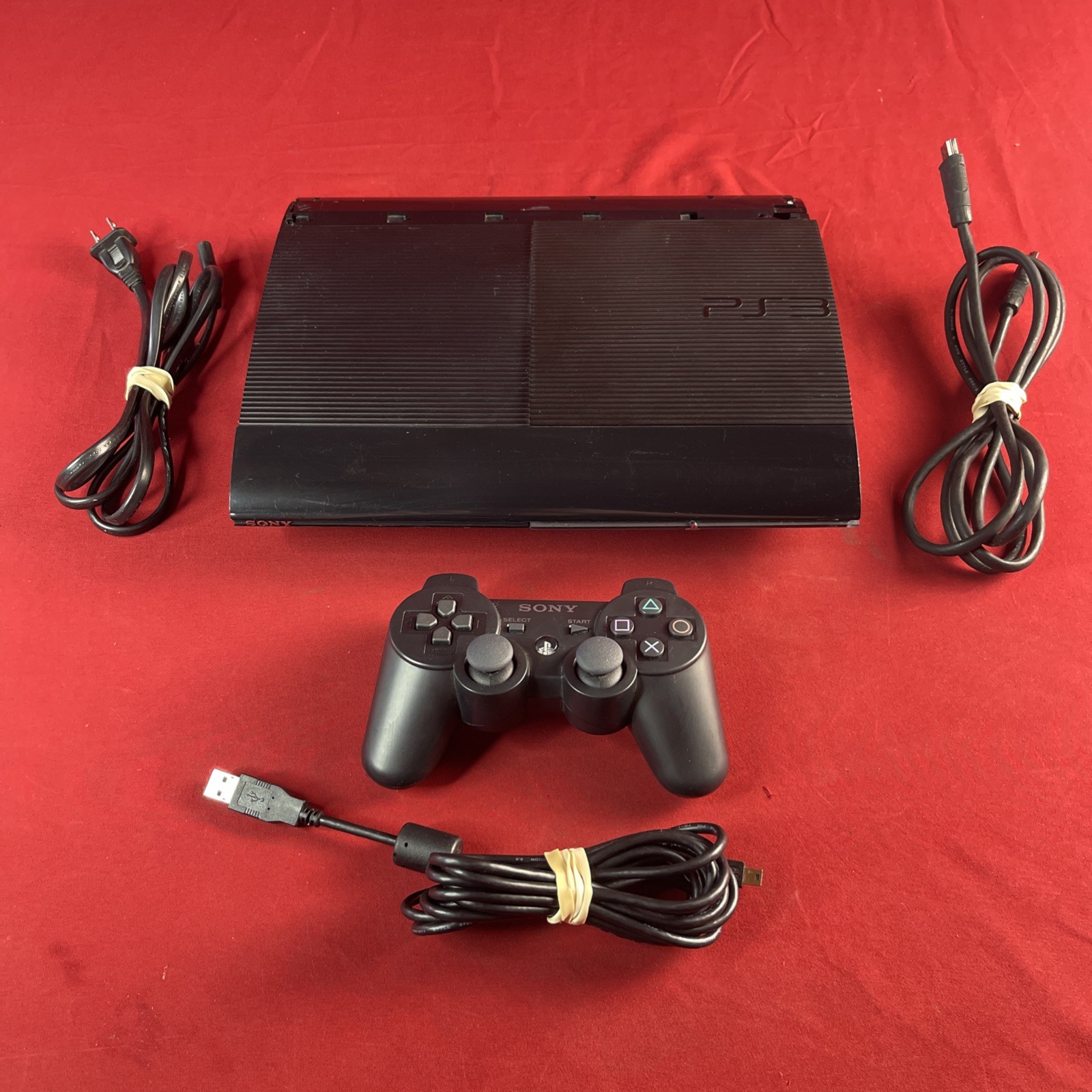 Sony PlayStation 3 Slim (CECH-4301A) 320GB Console W/Controller – V4.75 – Tested