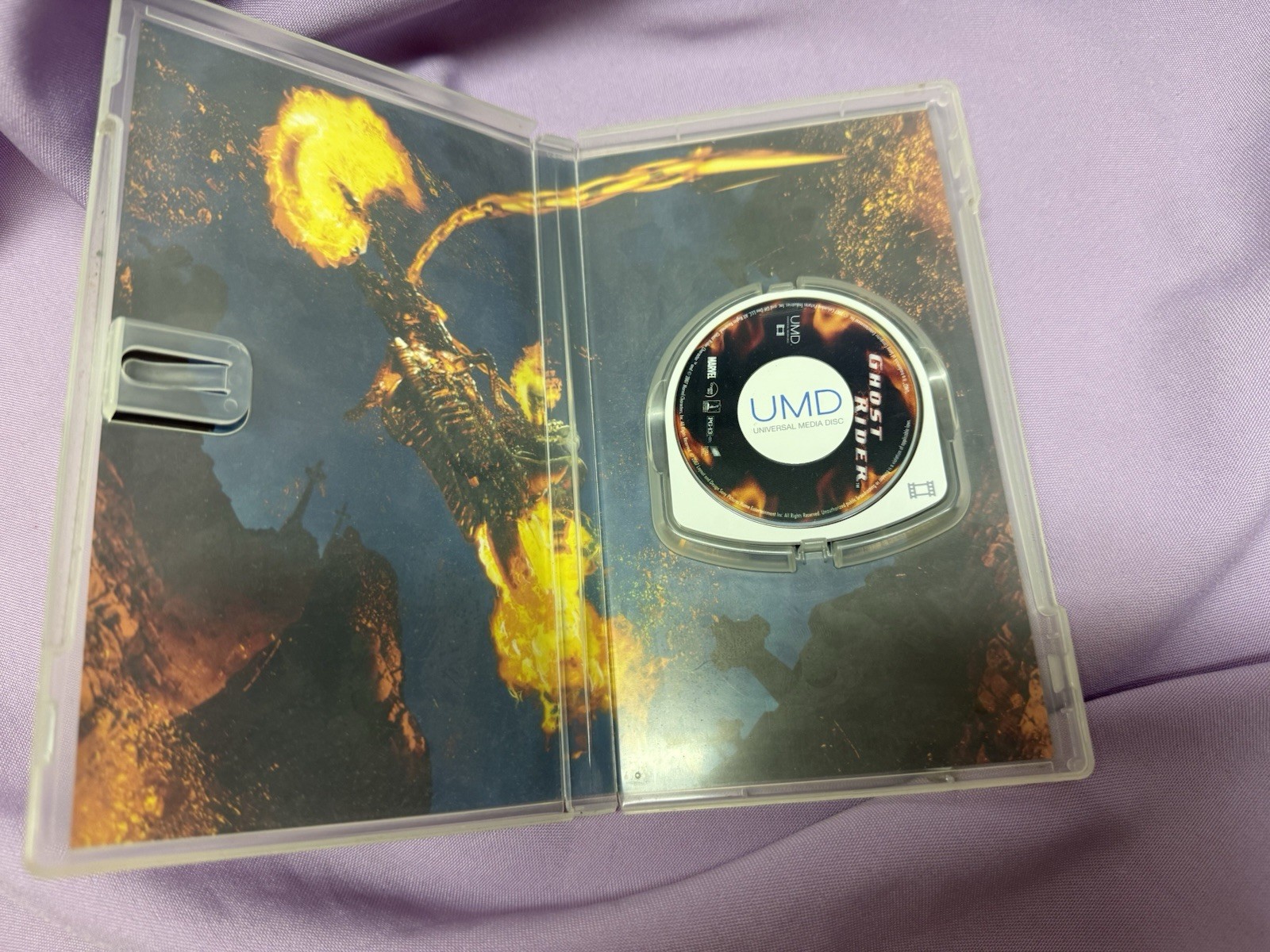 Ghost Rider PSP UMD Video Movie Nicholas Cage & Eva Mendes! Excellent Condition!