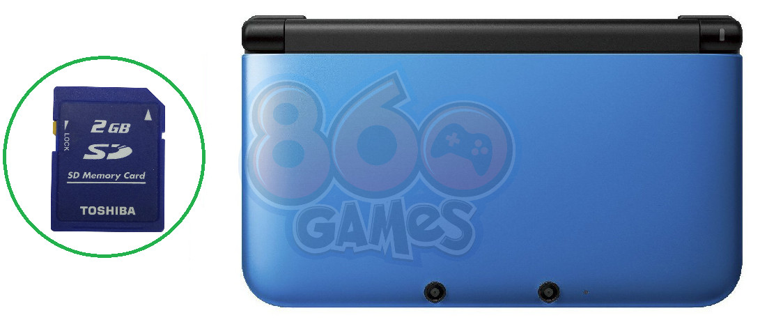 Replacement 2GB Memory Card for Nintendo 3DS XL Console