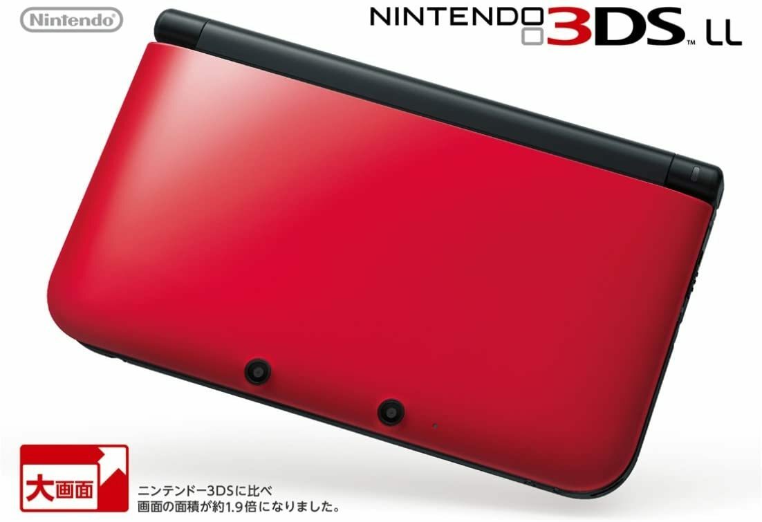 Nintendo 3DS LL Red X Black SPR-S-RKAA
