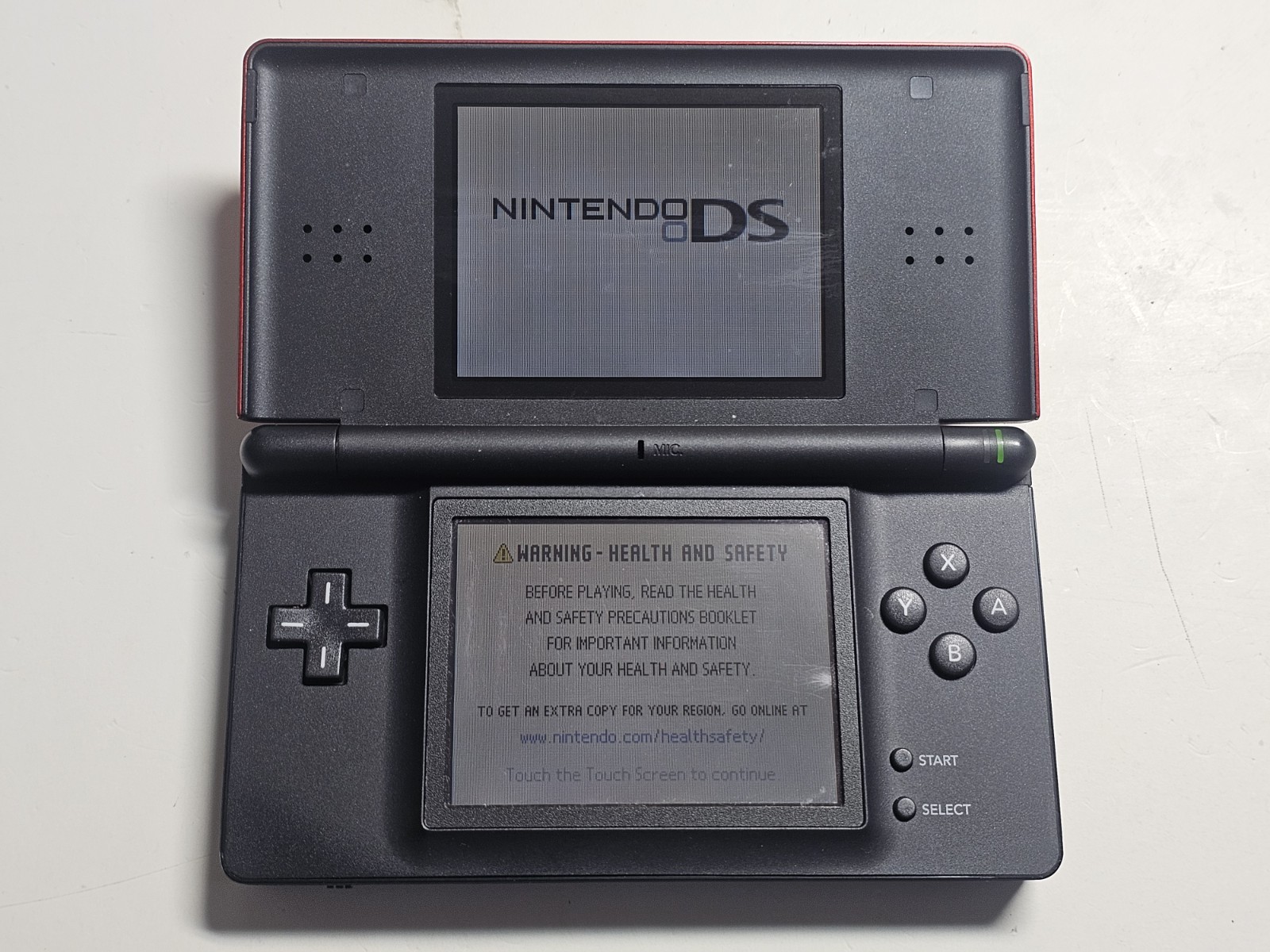Nintendo DS Lite Handheld Console, 4 Puzzle Games, Case, Charger, Tested, Clean
