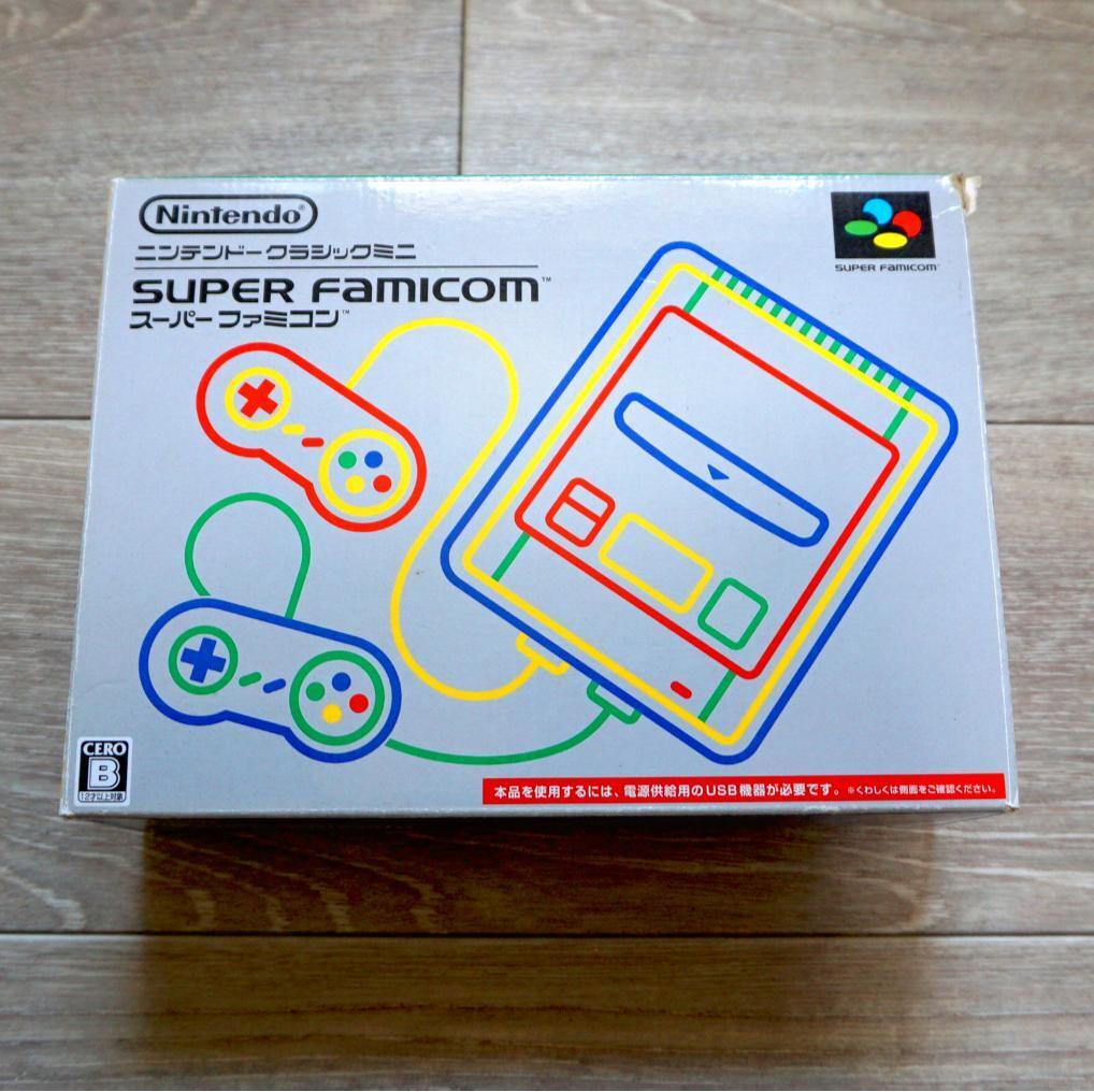 Nintendo Super Famicom Classic Mini Console System Controller SNES SFC w/ Box