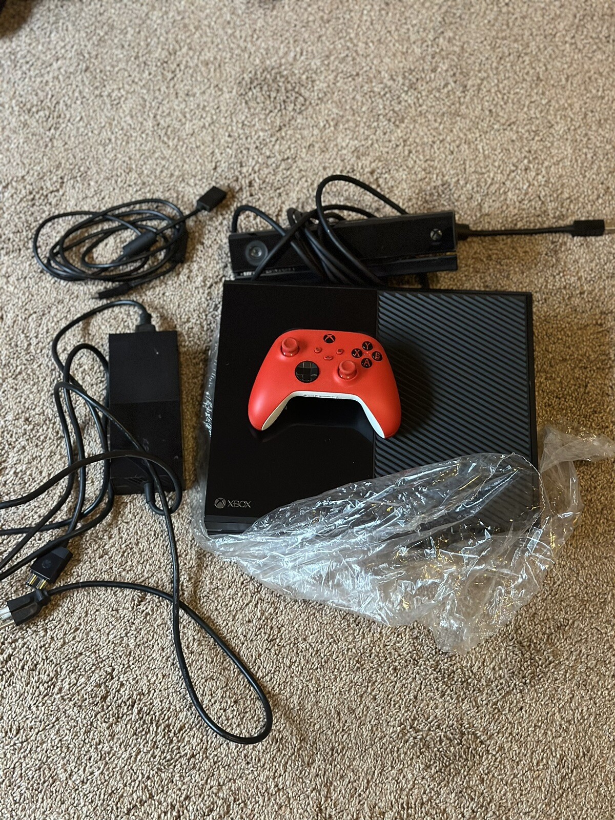 Microsoft Xbox One with Kinect 500GB Black Console Includes Controller